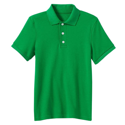 Young Boy's Short Sleeve Polo Shirt (Sizes 4-7) - GalaxybyHarvic