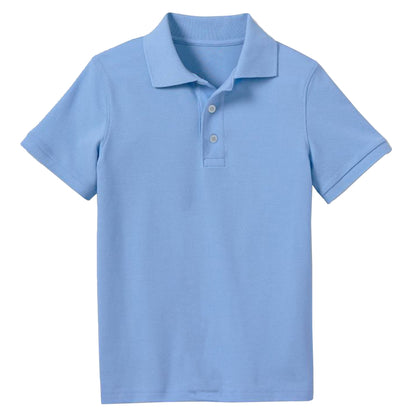 Young Boy's Short Sleeve Polo Shirt (Sizes 4-7) - GalaxybyHarvic