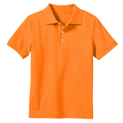 Young Boy's Short Sleeve Polo Shirt (Sizes 4-7) - GalaxybyHarvic