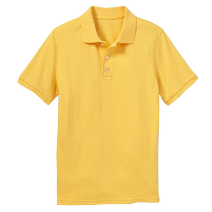 Young Boy's Short Sleeve Polo Shirt (Sizes 4-7) - GalaxybyHarvic
