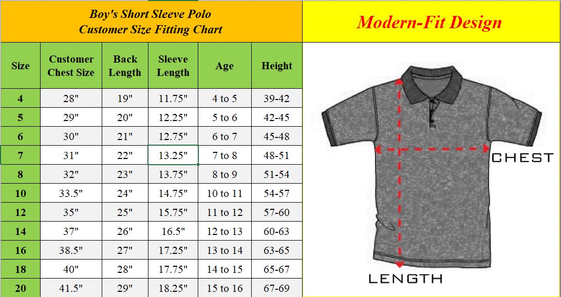 Young Boy's Short Sleeve Polo Shirt (Sizes 4-7) - GalaxybyHarvic