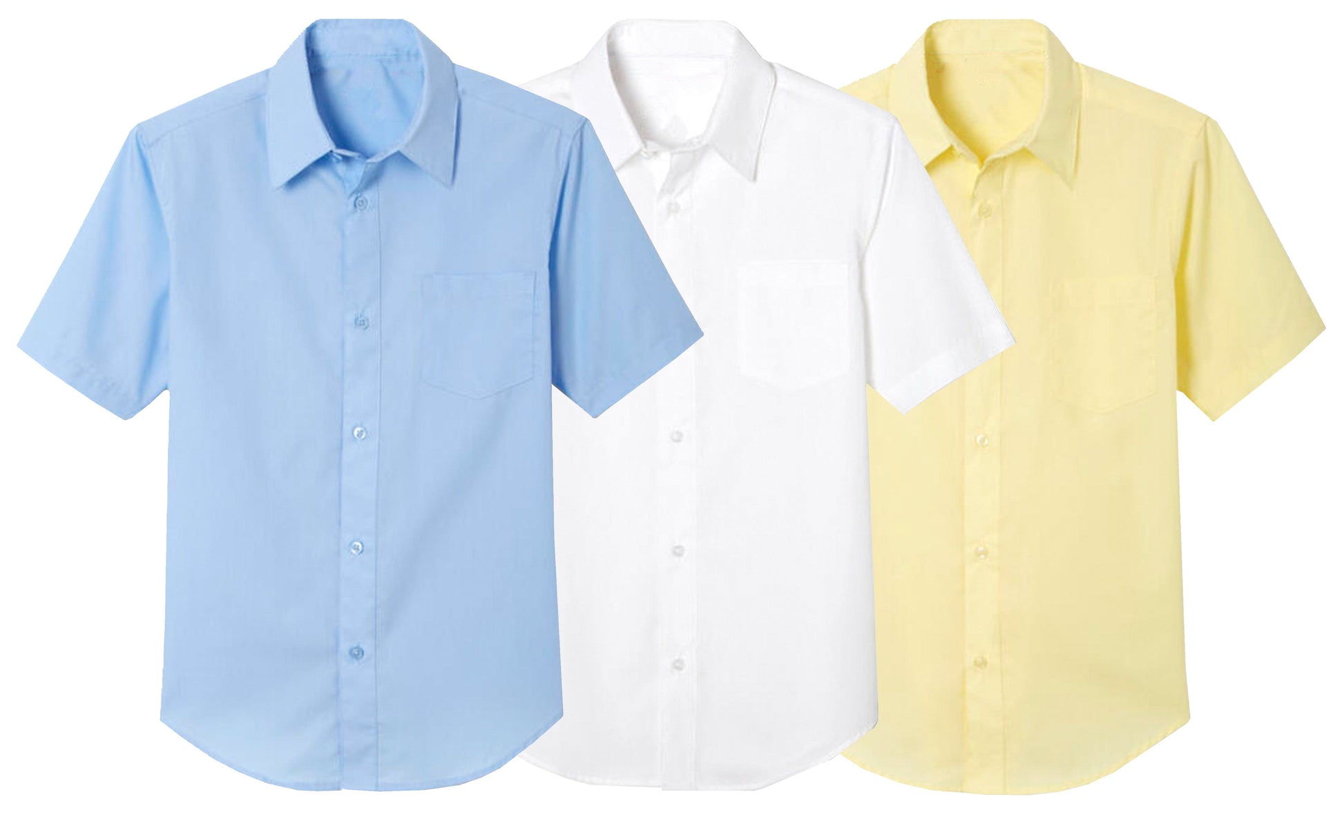 boys school uniform dress shirts Wholesale Boys Short Sleeve Casual School Uniform Dress Shirts for your store