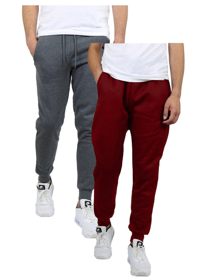 Galaxy By Harvic Men's Fleece Jogger Sweatpants (2-Pack ) - GalaxybyHarvic