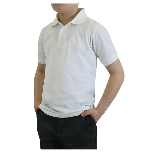 Boy's Short Sleeve School Uniform Pique Polo Shirts (Big Boys)
