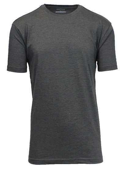 Men's Short Sleeve Crew Neck Modern Fit Cotton Blend Classic Tee (S-3XL)