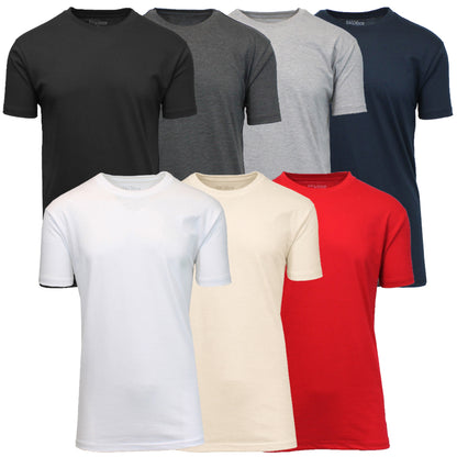4-Pack Men's Casual Crew Neck T-Shirt Tee (S-3XL)