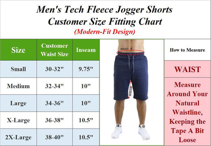 3-PACK Men's Tech Fleece Performance Active Shorts Set - GalaxybyHarvic