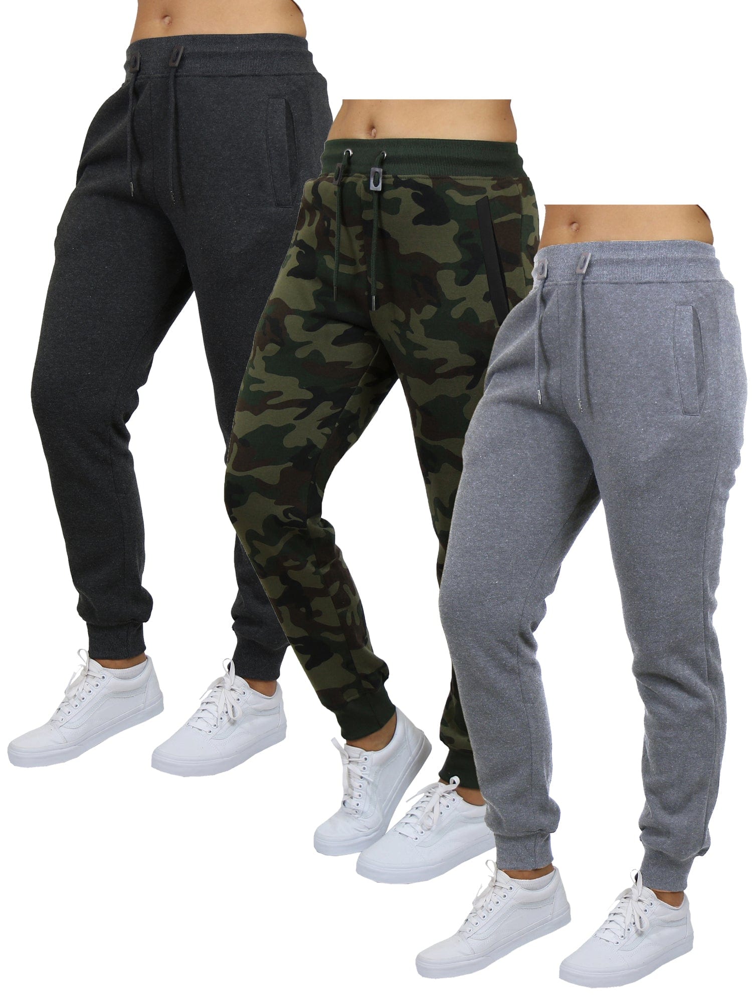 3-Pack Women's Fleece & French Terry Oversized Loose-Fit Jogger Sweatpants (S-2XL) - GalaxybyHarvic