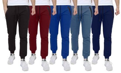 Men's Slim Fit Jogger with Heat Seal Zippers - GalaxybyHarvic