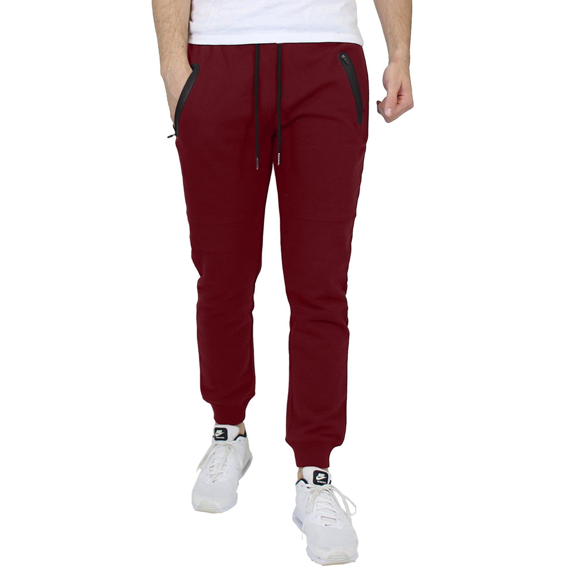 Men's Slim Fit Jogger with Heat Seal Zippers
