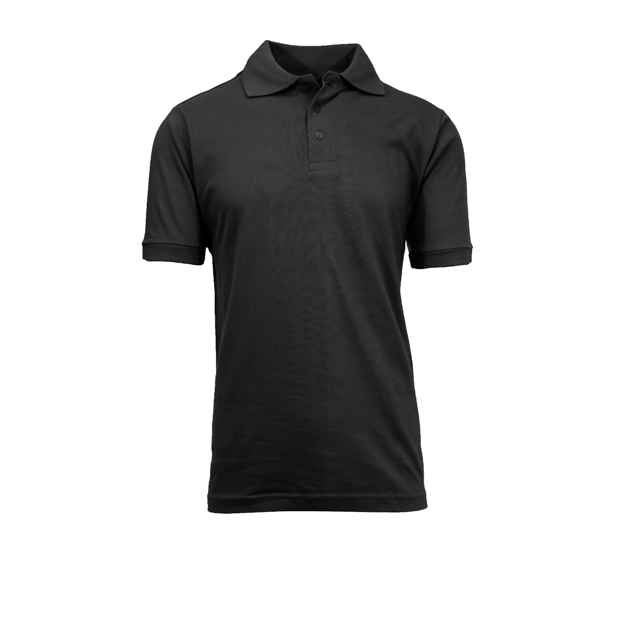 Plain store black polos