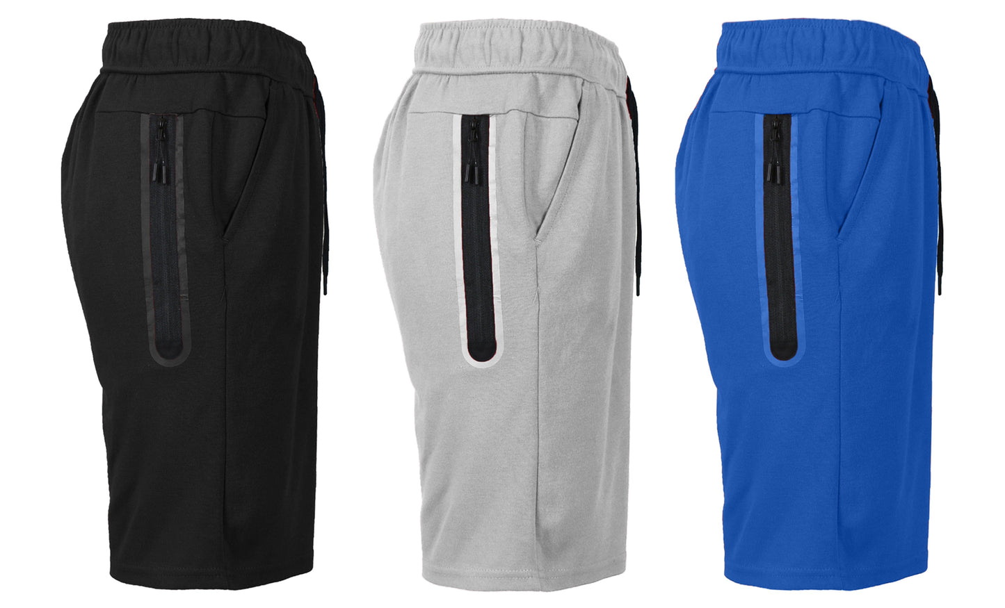 3-PACK Men's Tech Fleece Performance Active Shorts Set - GalaxybyHarvic