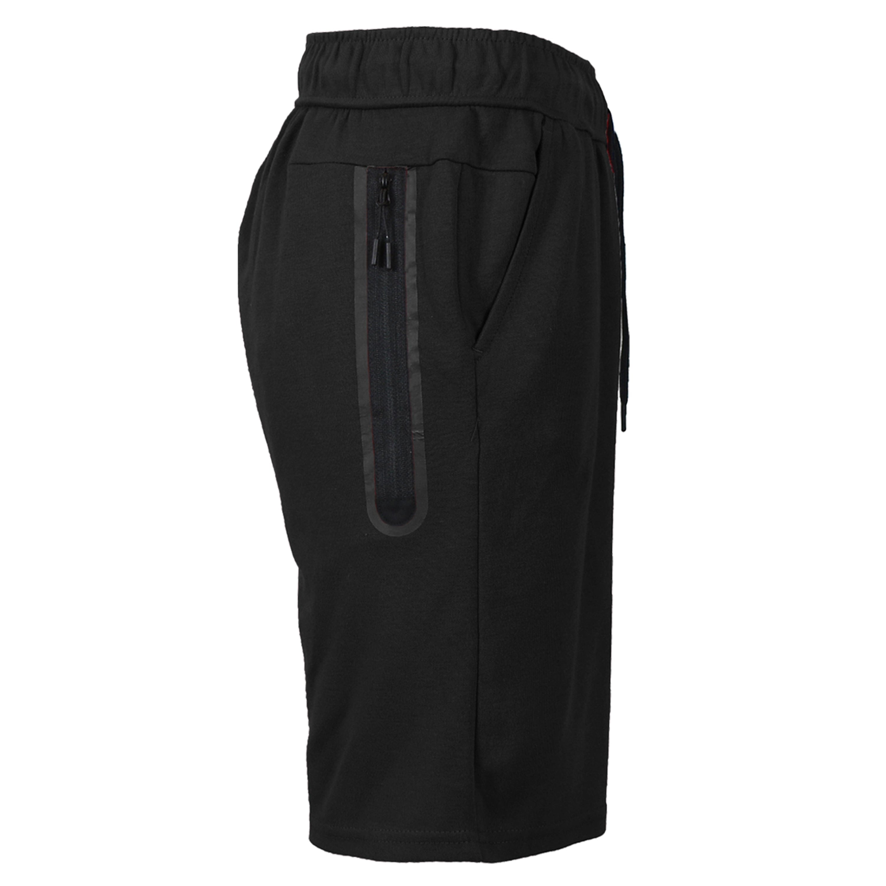 Men's Tech Fleece Shorts with Zipper Side Pocket