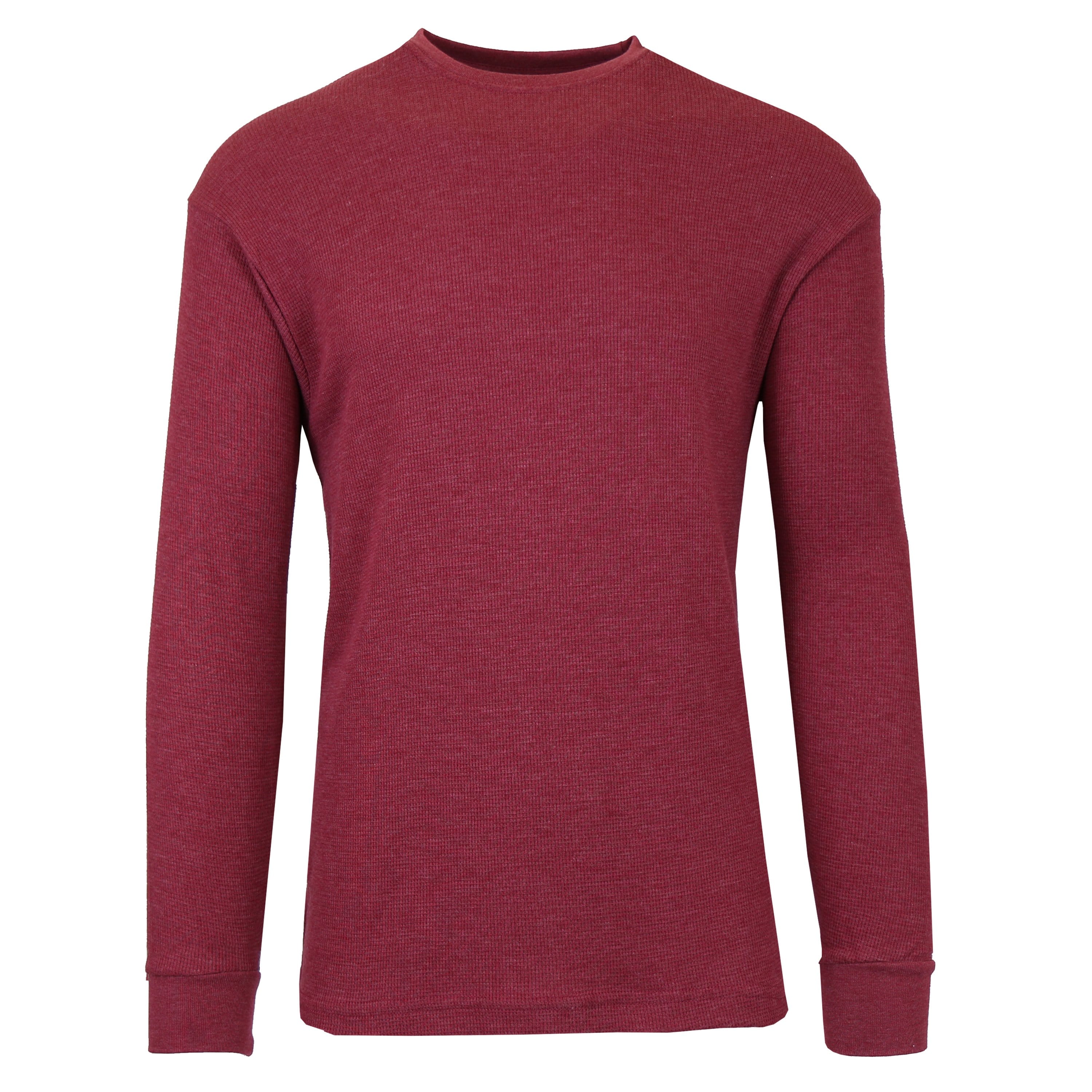 Men's waffle hotsell knit thermal shirt