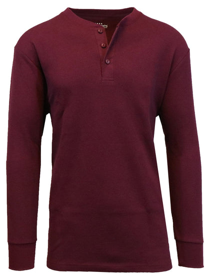 Men's Henley Thermal Long Sleeve - GalaxybyHarvic