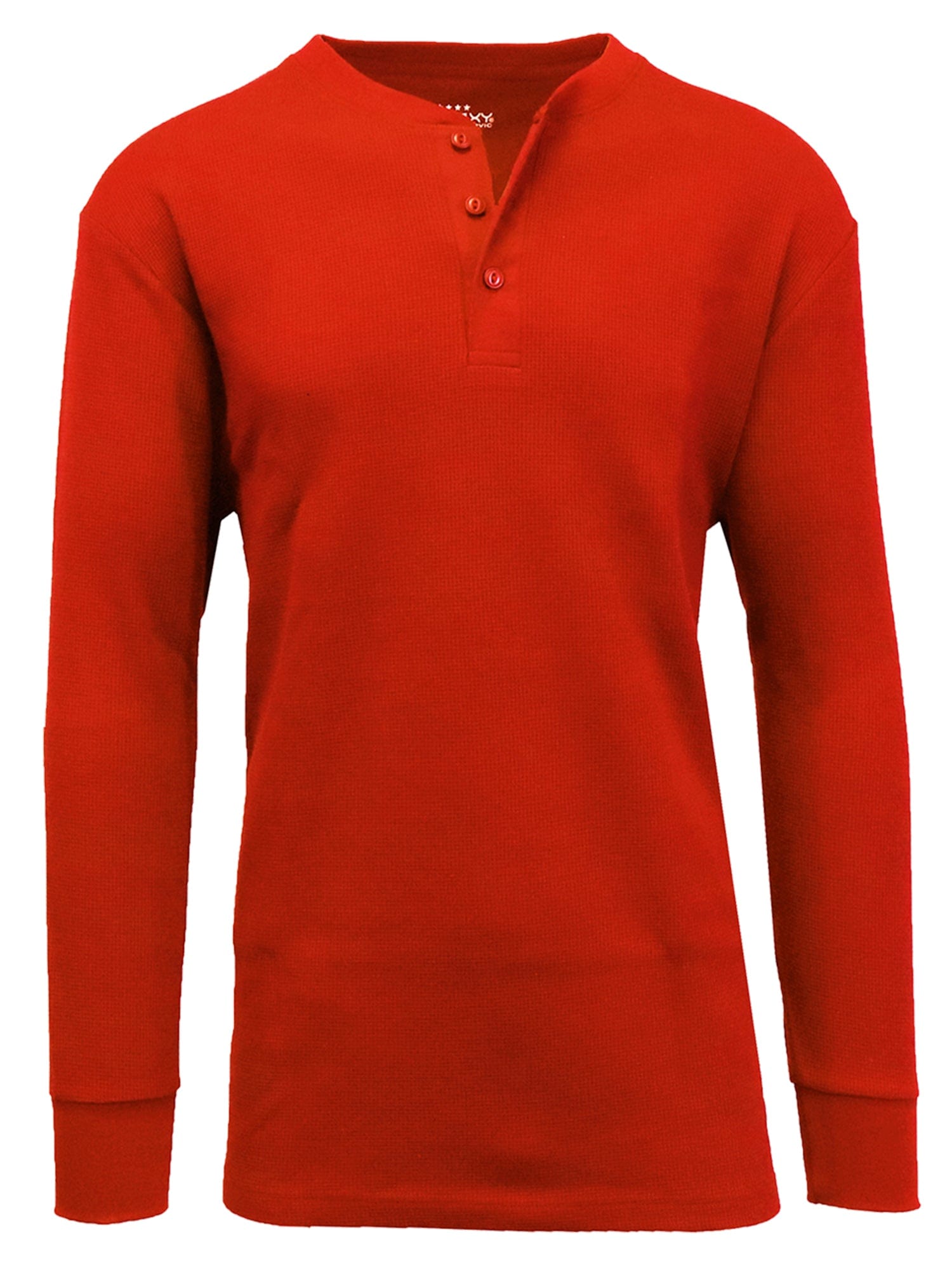 Men's Henley Thermal Long Sleeve