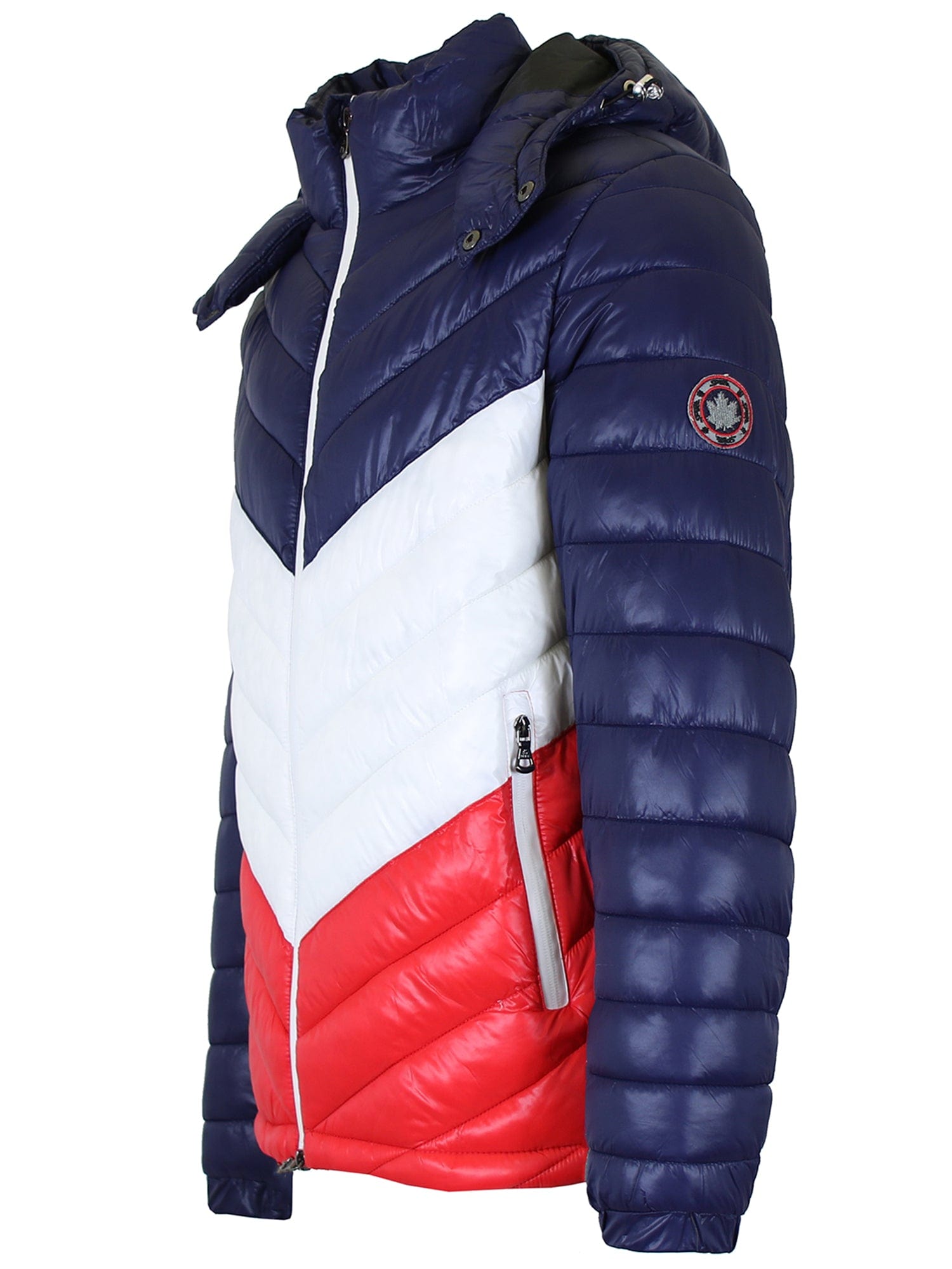 Men's heavyweight quilted best sale hooded puffer bubble jacket