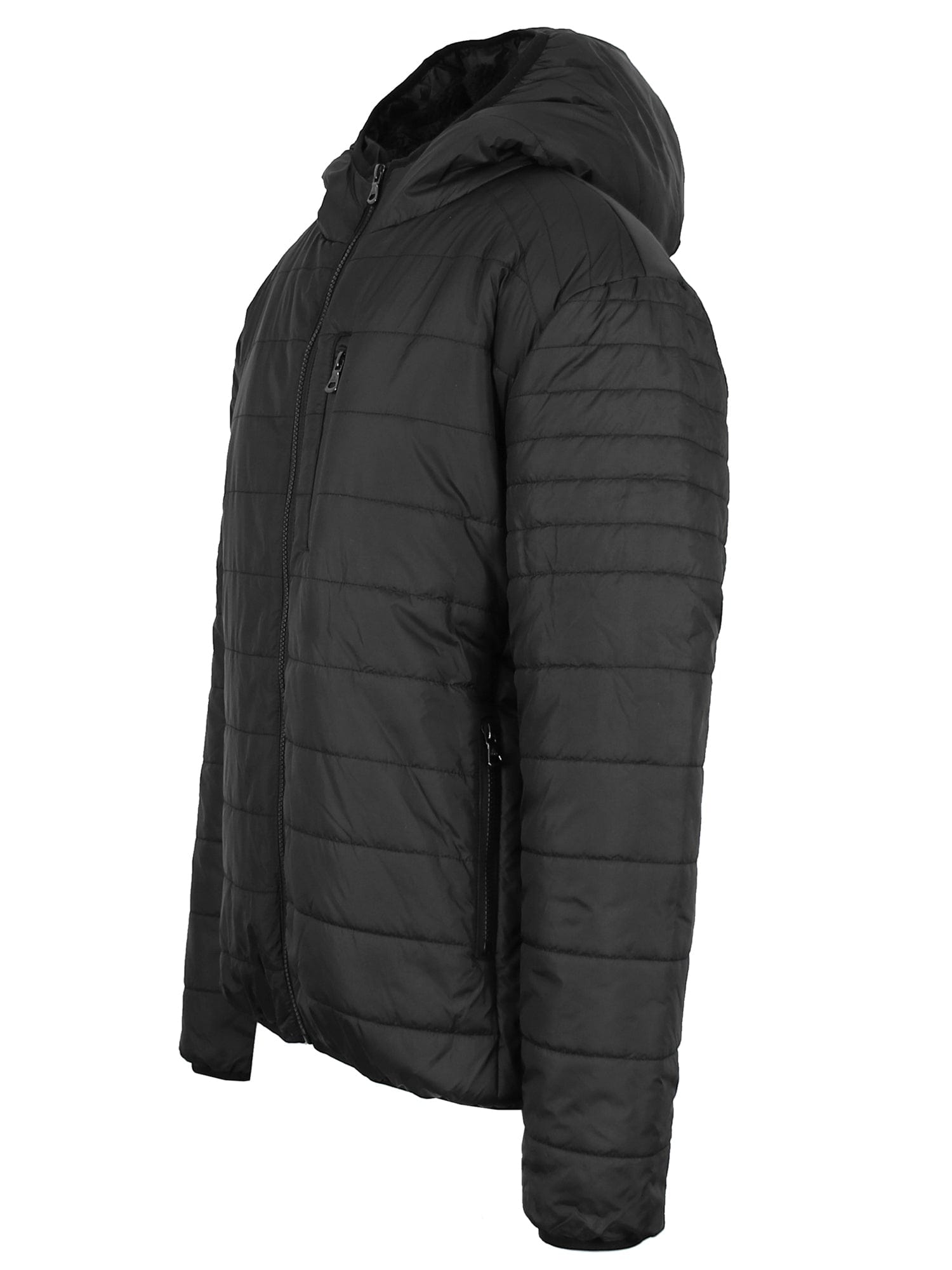 Men's Sherpa Lined Hooded Puffer Jacket