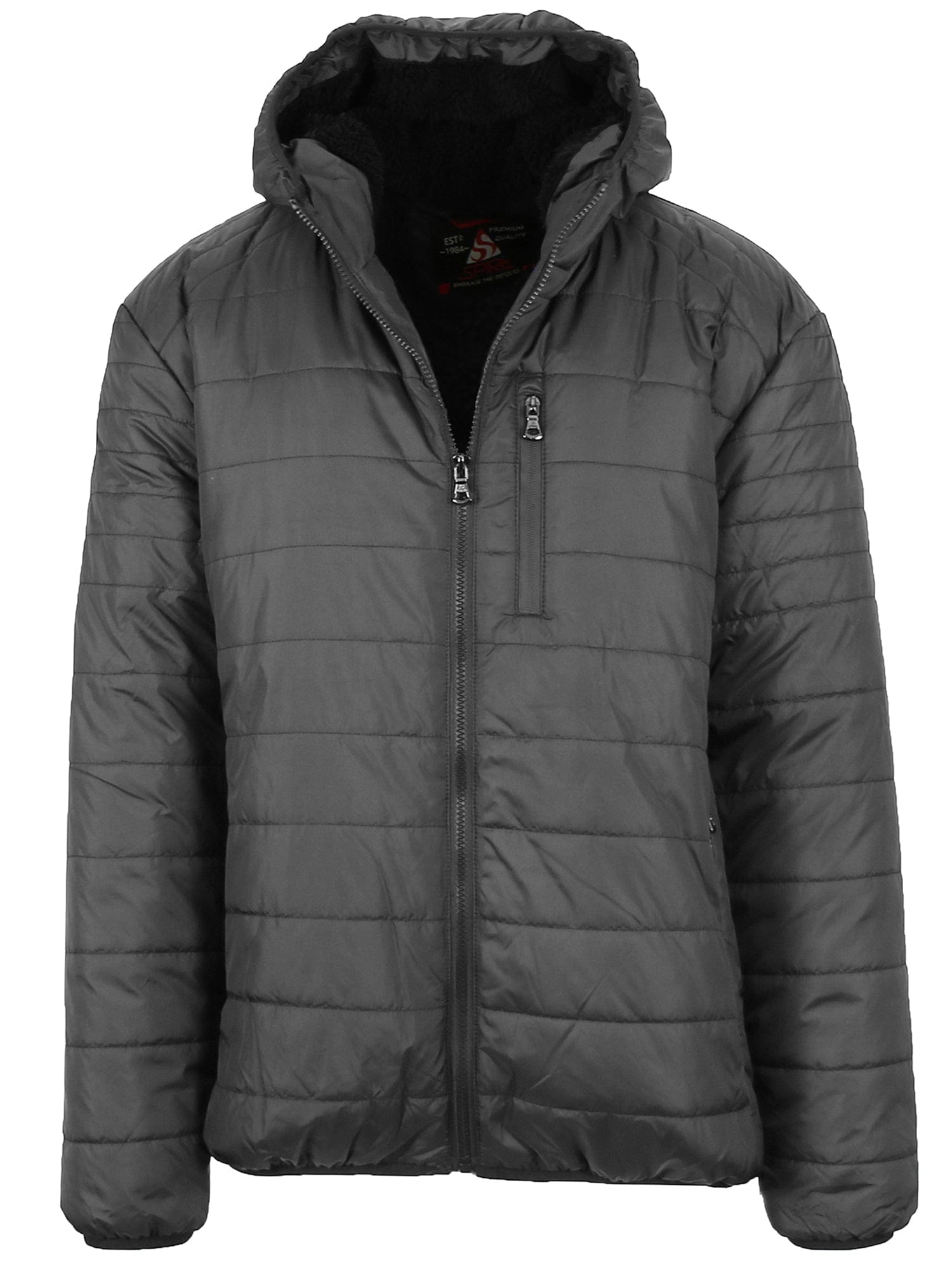 Men's Sherpa Lined Hooded Puffer Jacket – GalaxybyHarvic