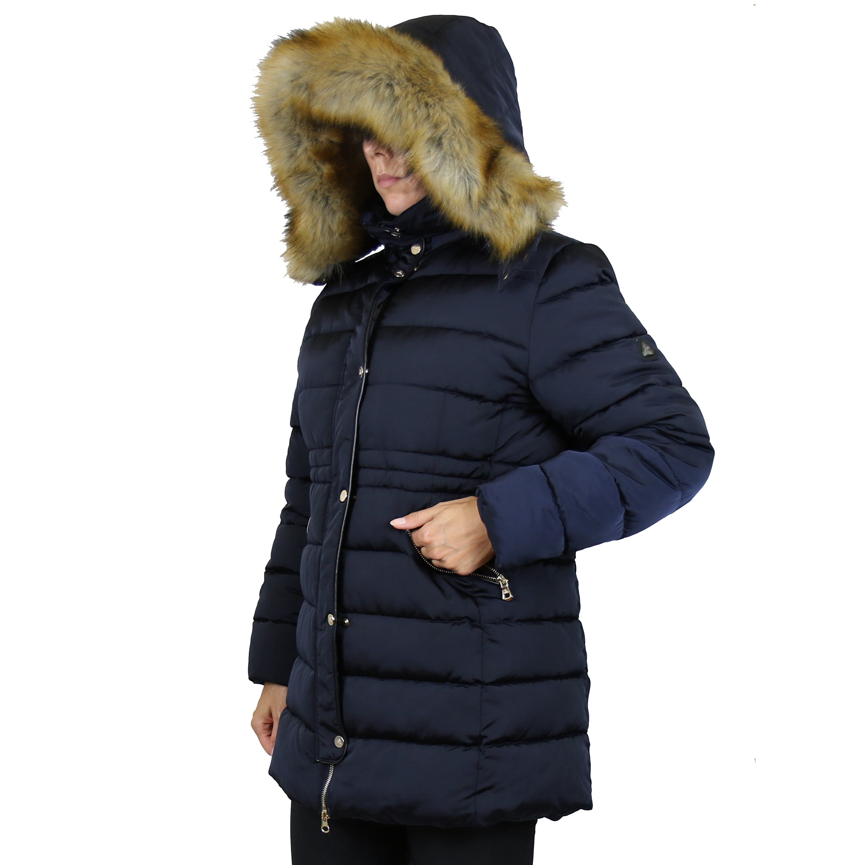 Women's heavyweight parka store jacket with detachable hood