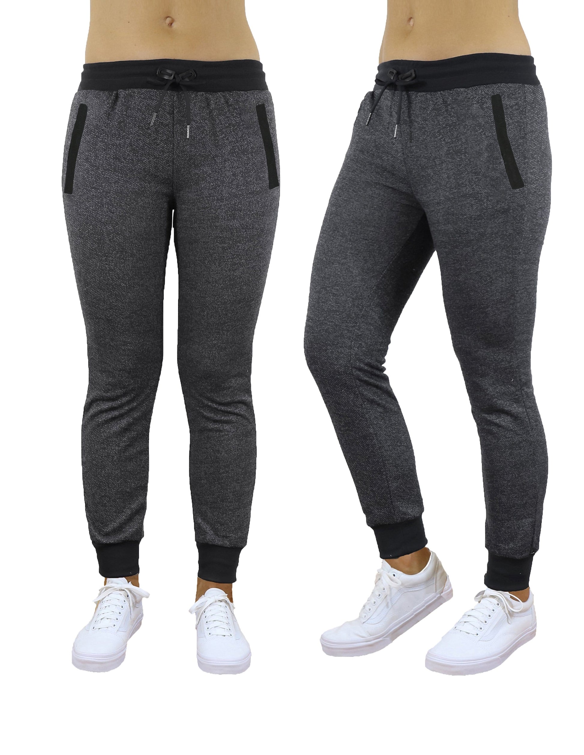  Galaxy by Harvic Women's French Terry Jogger Sweatpants Heather  Grey : Clothing, Shoes & Jewelry