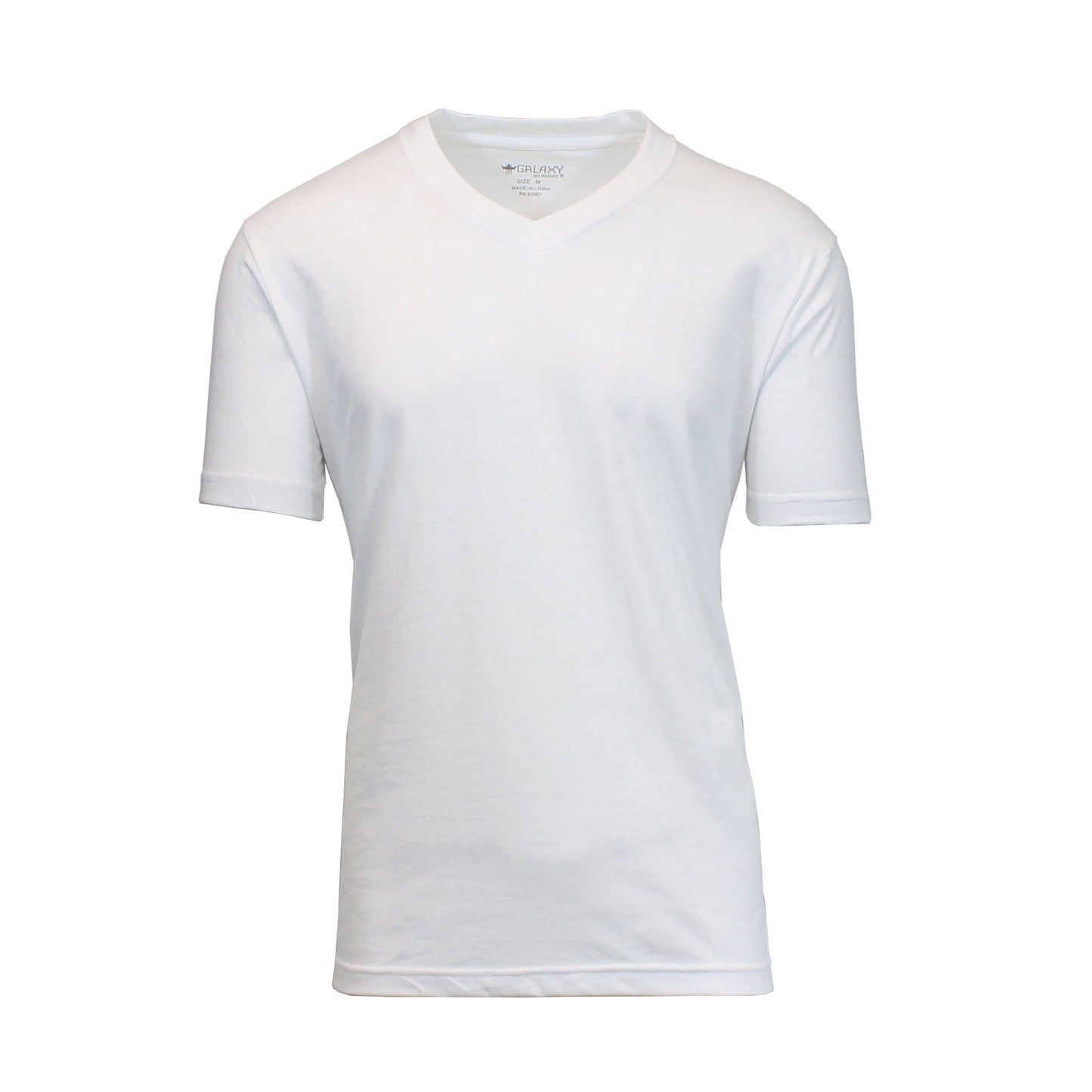 V Neck Fitted T-Shirt - GalaxybyHarvic