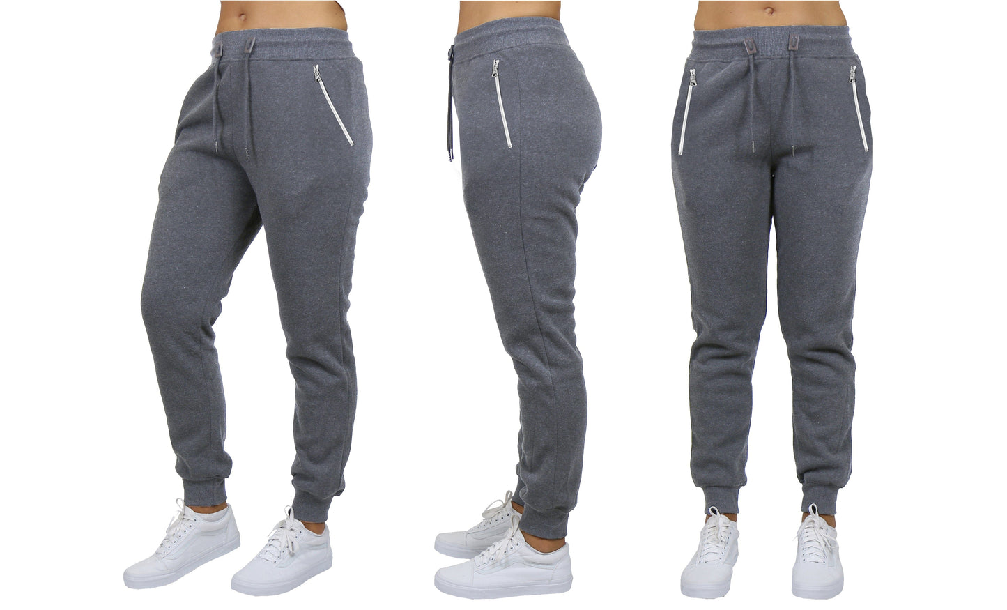 BGSM Men's Loose Fit Winter Sweatpants with Zippered Pockets